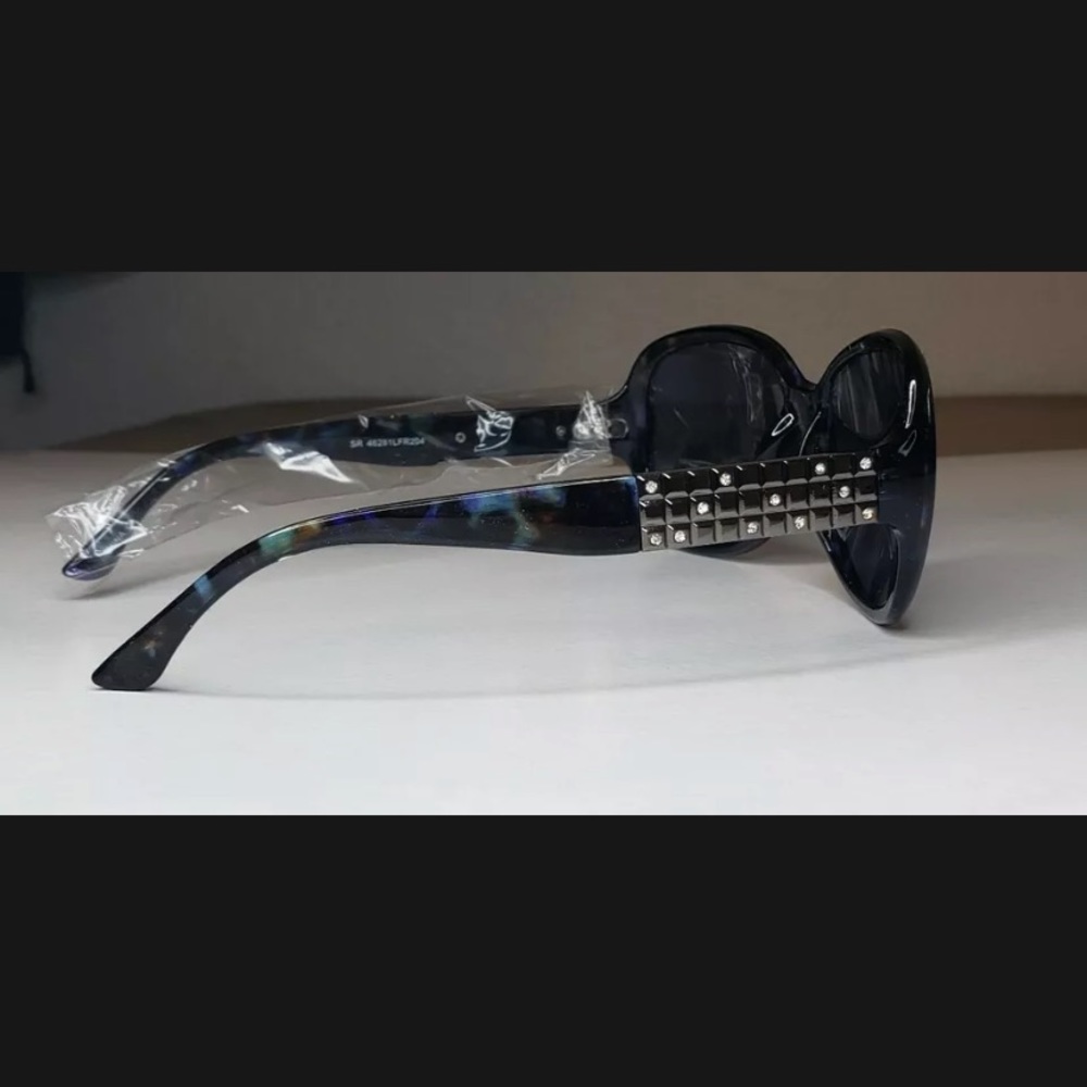 Oversized Rectangular Blue Tortoise Shell - Picture 5 of 10